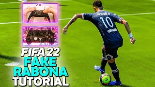 ONE of the BEST 5 STAR SKILL MOVES in FIFA 22  FIFA 22 OPEN UP FAKE RABONA TUTORIAL  FIFA 22 [upl. by Lancelle]