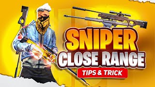 Sniper Top 5 Close Range Tricks  Garena Free Fire [upl. by Yenal]