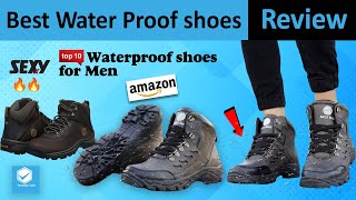 Best Waterproof Shoes for Men  Top 10 Best Waterproof Shoes in India  Best trekking shoes [upl. by Arvin]