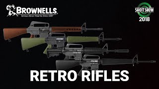 Brownells Retro Rifles  SHOT Show 2018 Day 1 [upl. by Yahska]