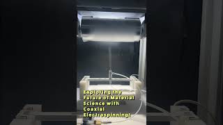 Coaxial Electrospinning Video MaterialSceince electrospinning chemicalengineering science [upl. by Yennek843]