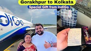 Special Gift from IndiGo  Gorakhpur to Kolkata direct flight [upl. by Jaime]