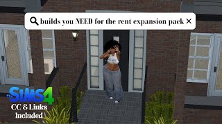 Best Realistic Townhomes amp Apartments For The Sims 4 For Rent  Realistic Build Haul  Giveaway [upl. by Anaeed]