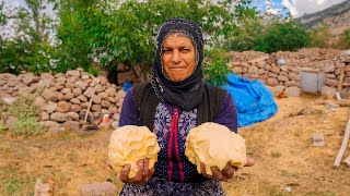 Yayla da Geleneksel Tereyağı Yapımı Dağlar da Doğal Yaşam [upl. by Niveek143]