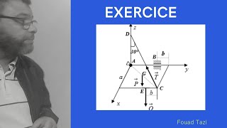 Video N°106 comment resoudre un exercice de statique mecanique [upl. by Reffotsirk118]