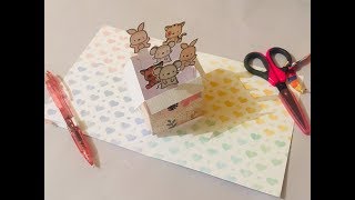 DIY Tarjeta pop up cajita sorpresa cardmakingcajita sorpresaarmabletoda ocasión [upl. by Premer860]