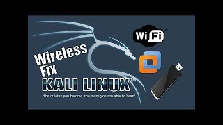 Kali Linux wifi not working fix 2018 [upl. by Aikyt444]