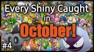 Every Shiny we Caught in October  ShinyQuest 4 [upl. by Carolyne]