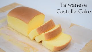 Taiwanese Castella Cake  Super Soft Castella Cake Recipe  Small Castella Cake [upl. by Tebasile109]