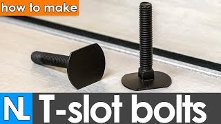 How to make tslot bolts  workshop DIY project [upl. by Samtsirhc]