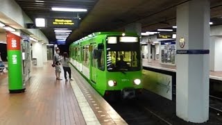 Üstra Stadtbahn Hannover Der historische Triebwagen 6001 TW 6000 als Sonderzug im HBF Kurzvideo [upl. by Caravette177]