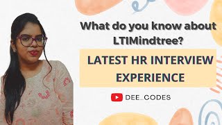 LTI Mindtree HR Interview Experience  About LTIMindtree  LTI Mindtree latest questions  OnCampus [upl. by Ashbey]