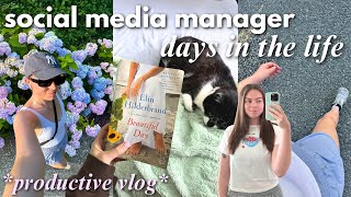 Days in My Life as a 23 Year Old Social Media Manager  95 Work From Home Vlog [upl. by Oludoet275]