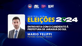 Eleições 2024 Jaraguá do Sul  Mario Felippi [upl. by Ymmik]