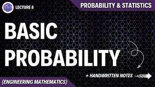 Lec8 Basic Probability  Probability and Statistics [upl. by Etnwahs]