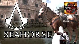 Seahorse  Assassins Creed Brotherhood Glitch  GameFails [upl. by Issac]