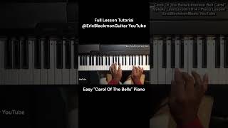 CAROL OF THE BELLS Lesson Preview  LESSON AVAILABLE EricBlackmonGuitar [upl. by Yelyak320]