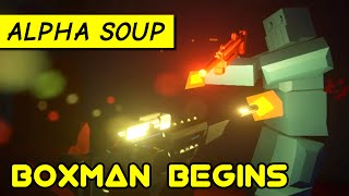 Boxman Begins gameplay Kill the King amp Pass the Bullet  PC alpha game demo v10 [upl. by Russom]