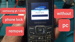 How To Unlock Samsung GT E1200 Unlock Without PC [upl. by Jezrdna133]