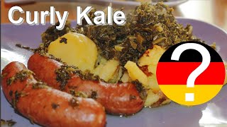 Curly Kale  Seasonal vegetables in Germany [upl. by Anwahsat78]