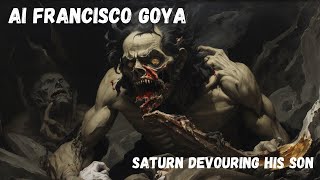 AI Francisco Goya Unraveling the story  Saturn Devouring His Son [upl. by Godwin]