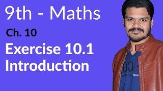 9th Class math Ch 10 Introduction Exercise 101 Matric Part 1 Math [upl. by Enra]