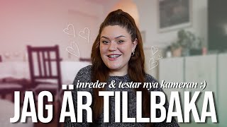 ÅRETS FÖRSTA VLOGG inreder lägenheten amp ny kamera [upl. by Ahsirak]