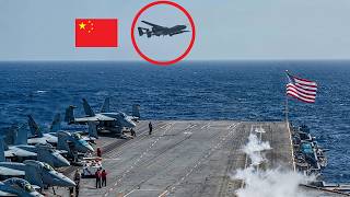 What Happens When US Navy SPOTS a Chinese Spy Drone Above Aircraft Carrier [upl. by Ahsias]