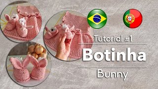 Botinha Bunny  Tutorial [upl. by Herod]