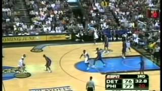 Allen Iverson 37 pts15 ast playoffs 2005 76ers vs pistons game 3 [upl. by Leonelle794]