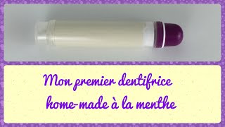 ❃ Mon premier dentifrice à la menthe homemade ❃ inspirée dAromaZone [upl. by Lered]