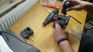 DIY How to make a cordless drill with a bad battery into a corded drill [upl. by Xirdnek]