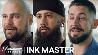 The Coaches amp Finalists at the Season 10 Finale  Ink Master Return of the Masters [upl. by Peterman]