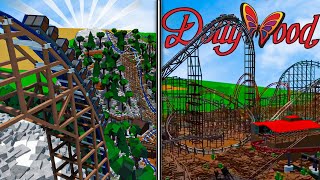 I built the Swedish park “Liseberg” in Theme park tycoon 2 [upl. by Enawtna125]