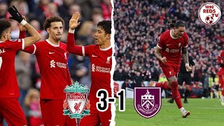 Liverpool 31 Burnley Liverpool respond to Manchester City to go back 2 points clear LIVBUR PL [upl. by Marylee291]