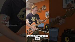 Majestic Melodic Modes pt5 backing track by David Walliman jvtg guitarimprovisation charvel [upl. by Critchfield]