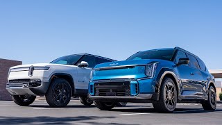 Kia EV9 vs Rivian R1S  Which is the better Buy [upl. by Chi259]