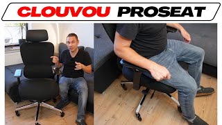 CLOUVOU ProSeat Test 🥇 Ergonomischer Bürostuhl im Praxistest Testbericht [upl. by Sinnal]