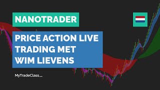 NL Price Action Live Trading met Wim Lievens [upl. by Erdnuaed224]