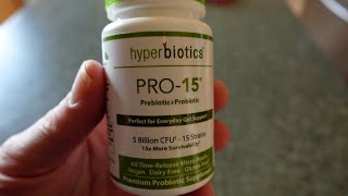 Hyperbiotics Pro15 Probiotic  My Favorite Probiotic [upl. by Fayre]