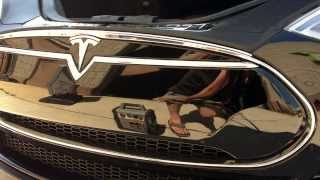 Tesla Motors Model S  Dead 12v Battery  What to do to get back up and running Roadside Service [upl. by Ardeha]