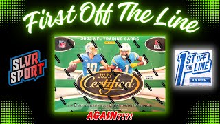 2023 Panini Certified Football Hobby Box  FOTL Box 2  13 Numbered Cards [upl. by Crary438]