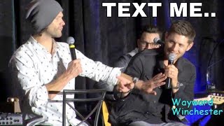 Jensen Ackles Flirting With Fans At Conventions [upl. by Felicdad]