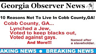 Top 10 Reasons Not To Live In Cobb County GA [upl. by Valdis]