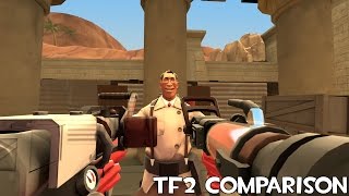 TF2 Weapons Comparison  Which Is The Best Medigun Aside From The Default [upl. by Nareik500]