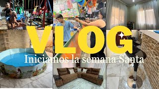 INICIAMOS LA SEMANA SANTA 🌊LLEGARON LOS SOFÁS vlogs semanasanta2024 hondurasvlogs lifestyle [upl. by Dorothi]