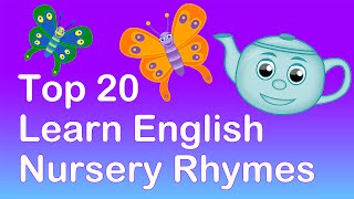 TOP 20 LEARN ENGLISH NURSERY RHYMES  Compilation  Nursery Rhymes TV  English Songs For Kids [upl. by Secnarf]