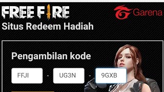 Cara Memasukan Code Redeem Garena Free Fire  Event Grand Final FREE FIRE JAKARTA INVITATIONAL [upl. by Dlarrej]