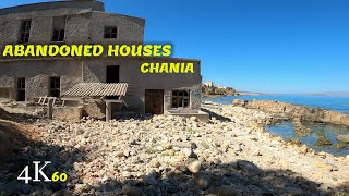 Chania This Was Unexpected  Abandoned houses over the sea wave in Chania of Crete [upl. by Akihsat388]