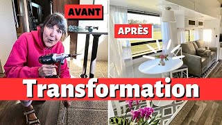 Rénovation intérieure de notre caravane avantaprès [upl. by Fairman]